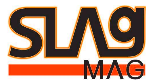 Slag Mag Logo black and red